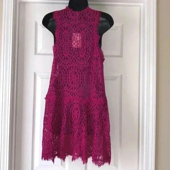 Free People Heart In Two Lace Dress Size XS—A4 - Picture 4 of 5